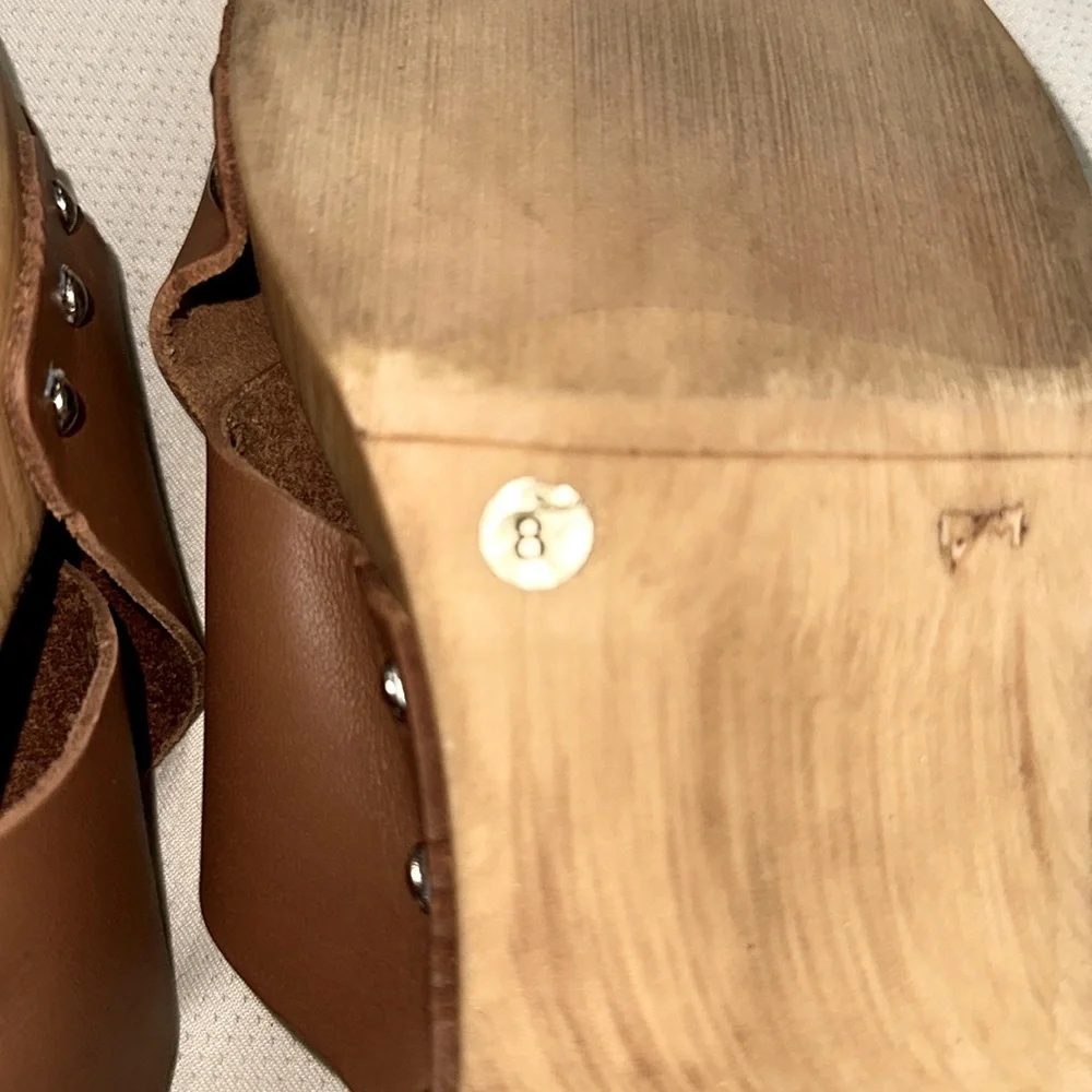 Steve Madden Women's Bryna wood clog Sandal - Picture 8 of 8